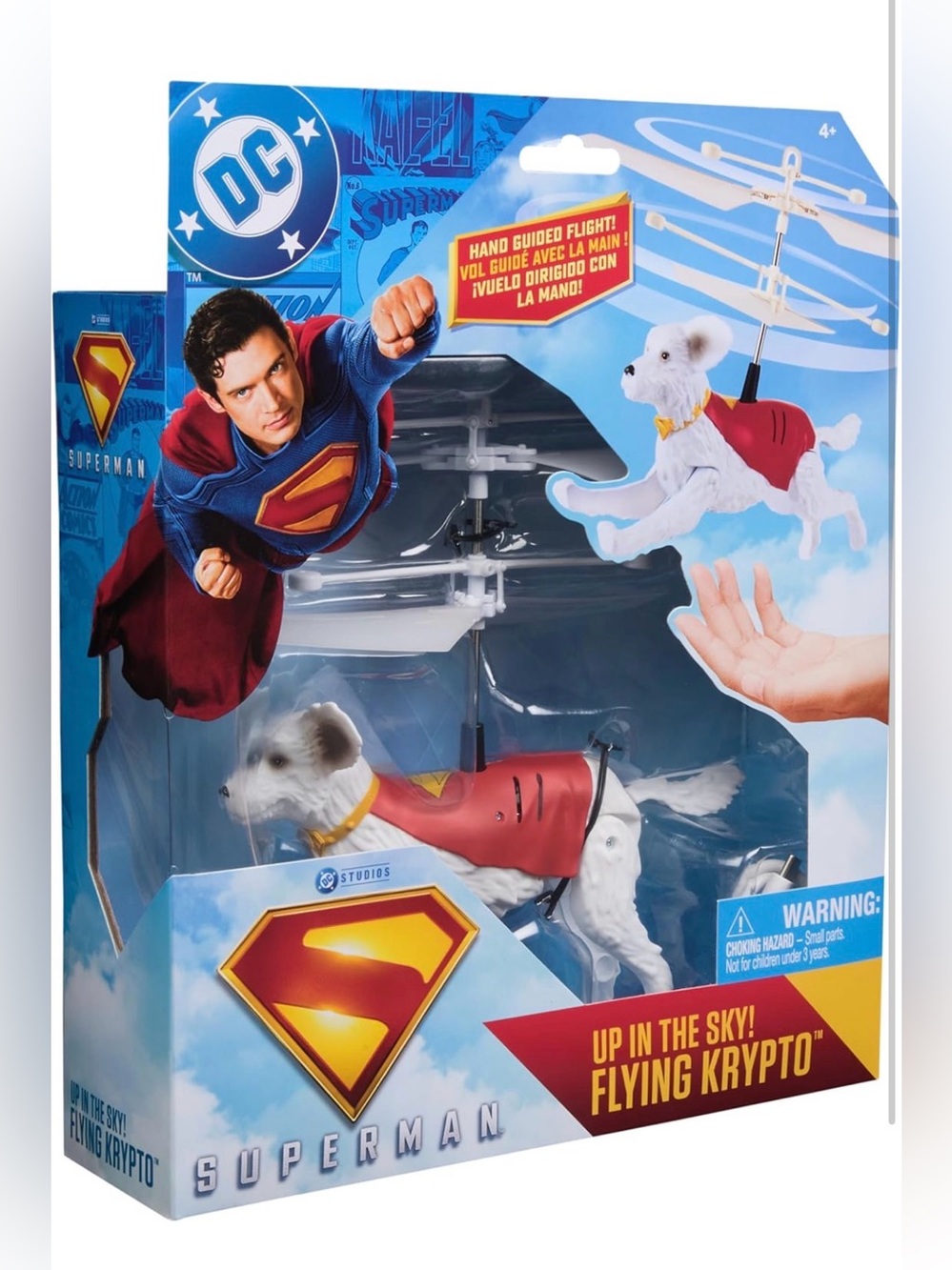 DC Superman Flying Krypto Dog Toy - Red